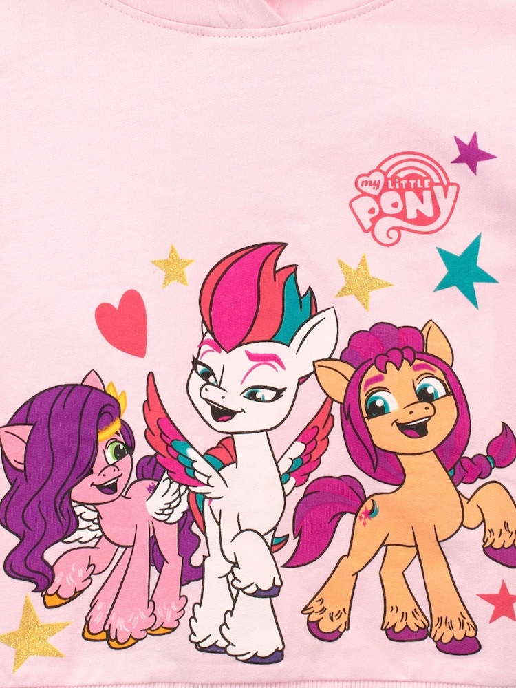 Character Pink 100% Cotton My Little Pony Hoodies - Image 3 of 3