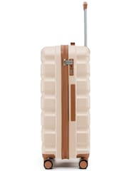 Flight Knight Beige 8 Wheel ABS Hard Case Hold Suitcase - Image 2 of 4
