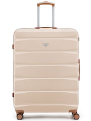 Flight Knight Beige 8 Wheel ABS Hard Case Hold Suitcase - Image 4 of 4