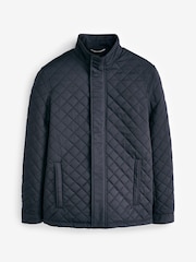 Ted Baker Blue Finnich Diamond Quilt Funnel Jacket - Image 5 of 7