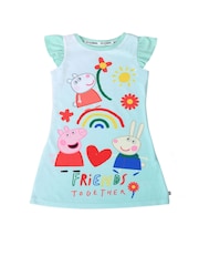 Brand Threads Blue Peppa Pig Girls Nightie - Image 1 of 3