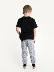 Brand Threads Black Chrome Boys 100% Cotton LEGO Ninjago Pyjamas Set - Image 2 of 4