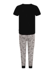 Brand Threads Black Chrome Boys 100% Cotton LEGO Ninjago Pyjamas Set - Image 4 of 4