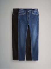The Set Black/Blue 2 Pack Denim Skinny Jeans - Image 1 of 9
