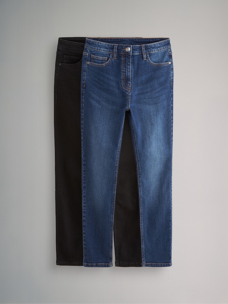 The Set Black/Blue 2 Pack Denim Skinny Jeans - Image 1 of 9