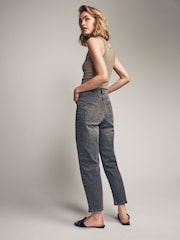 The Set Grey/Light Blue 2 Pack Denim Straight Leg Jeans - Image 5 of 9