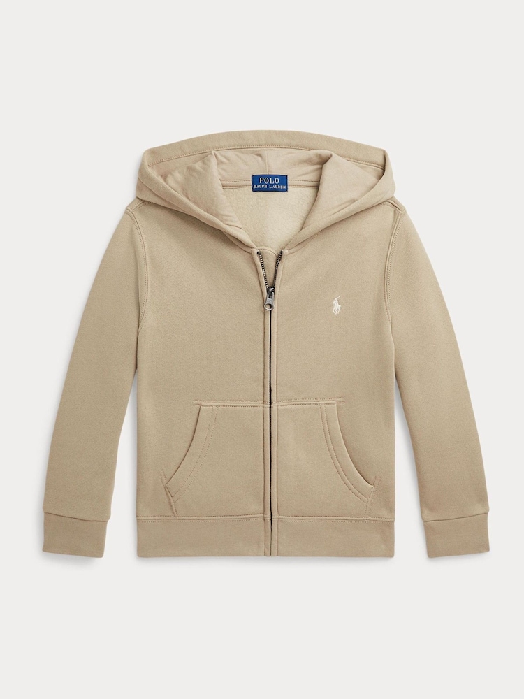 Polo Ralph Lauren Boys Cotton Fleece Zip-Up Logo Hoodie - Image 1 of 2