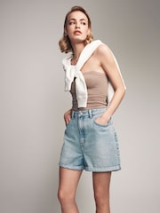 The Set Mom Denim-Shorts aus 100 % Baumwolle 2er-Pack - Bild 4 von 10
