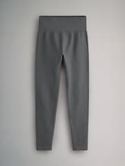 The Set Black/Grey 2 Pack Seamless Ribbed High Waist Leggings - Image 7 of 9
