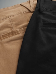 The Set Black/Nude 2 Pack Chino Trousers - Image 11 of 11