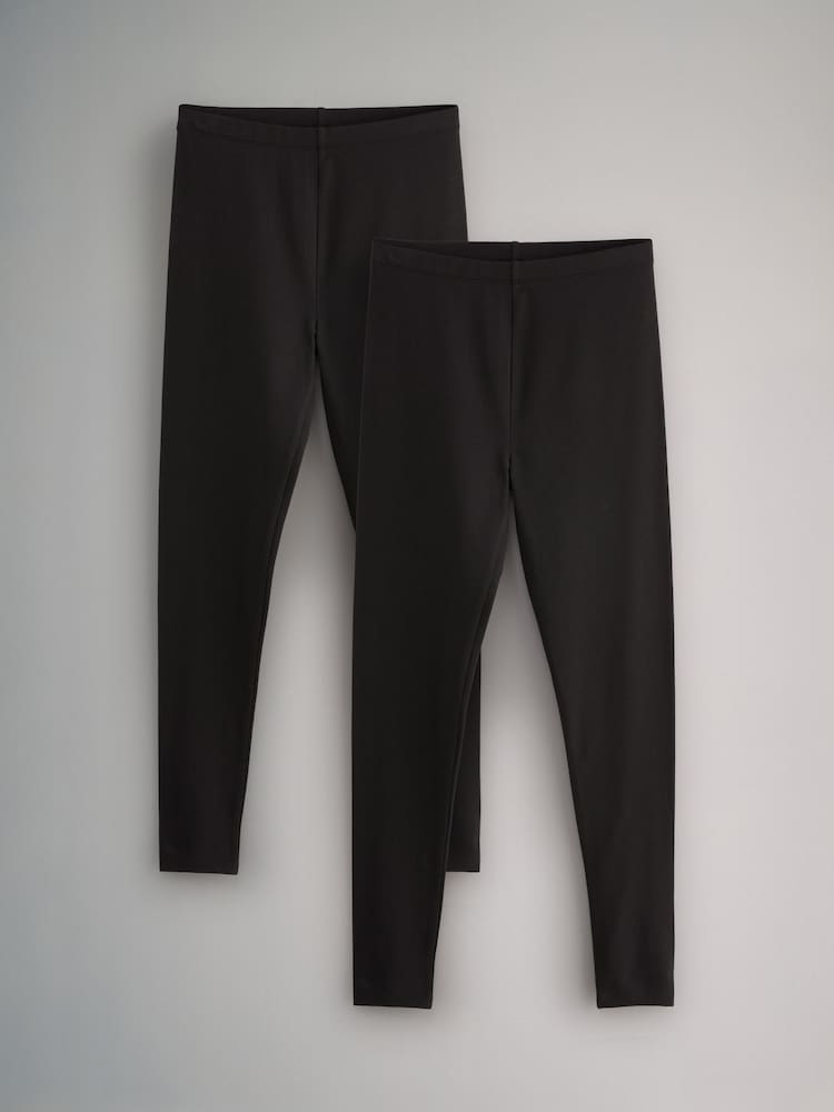 The Set Black 2 Pack Full Length Leggings - Image 1 of 8