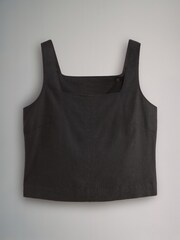 The Set – 2er-Pack Shell-Tops aus Leinenmischung - Bild 7 von 9