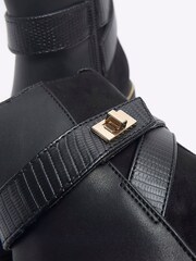 River Island Black Girls Riding Boots - Image 2 of 5