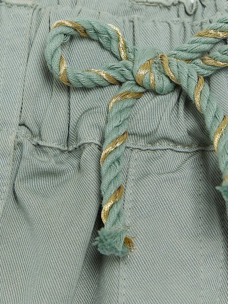 River Island Green Girls Kind Society Cargo Trousers - Image 4 of 4 River Island Green Girls Kind Society Cargo Trousers - Image 4 of 4