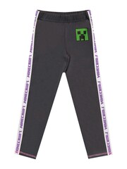 Character Purple Minecraft Build Explore Create T-Shirt and Leggings Set - Image 3 of 5