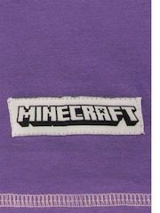Character Purple Minecraft Build Explore Create T-Shirt and Leggings Set - Image 5 of 5