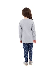 Character Grey Frozen 2 Long Sleeve Top & Leggings Elsa Snowflakes - Image 5 of 6
