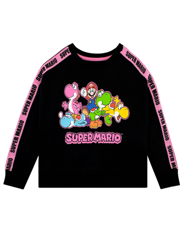 Sudadera de Super Mario de personajes 100% algodón - Imagen 1 de 4 Sudadera de Super Mario de personajes 100% algodón - Imagen 1 de 4