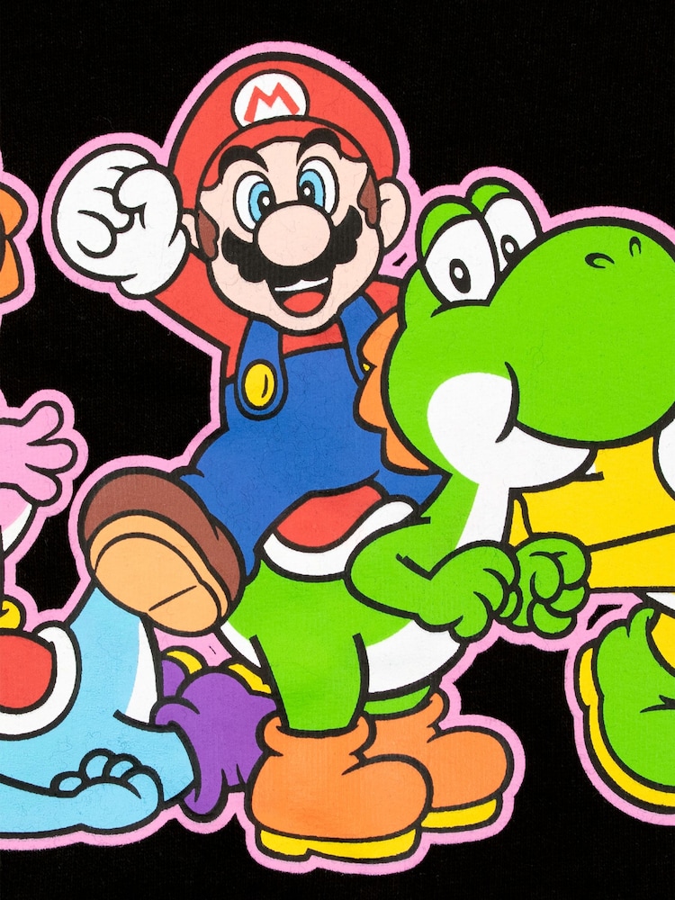 Свитшот из % хлопка с принтом Super Mario 100 - Image 4 of 4