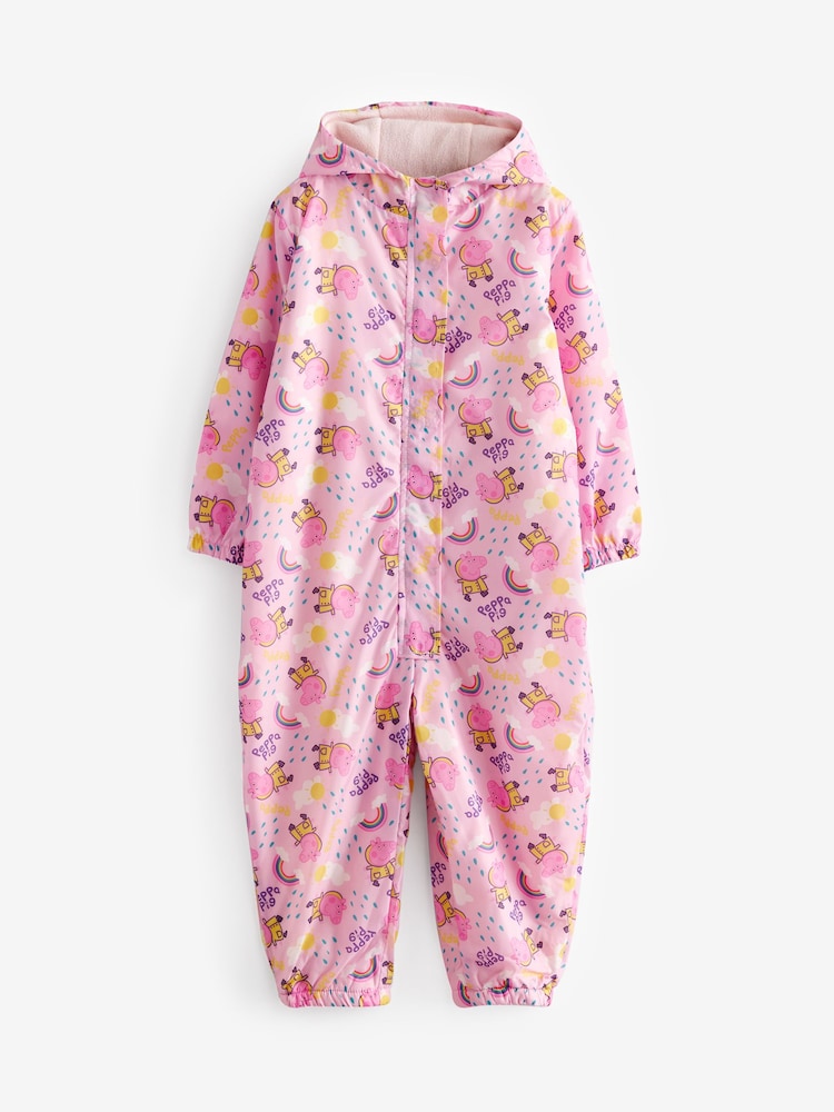 Character Pink Peppa Pig Puddle Suit - Image 1 of 5