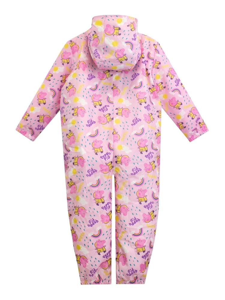Character Pink Peppa Pig Puddle Suit - Image 2 of 5