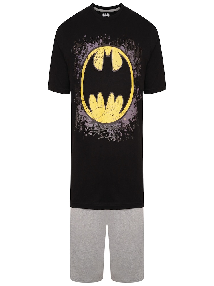 Brand Threads Black Mens Star Wars 100% Cotton Short Pyjamas Set - Image 1 of 6 Brand Threads Black Mens Star Wars 100% Cotton Short Pyjamas Set - Image 1 of 6