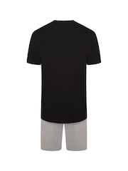 Brand Threads Black Mens Star Wars 100% Cotton Short Pyjamas Set - Image 2 of 6