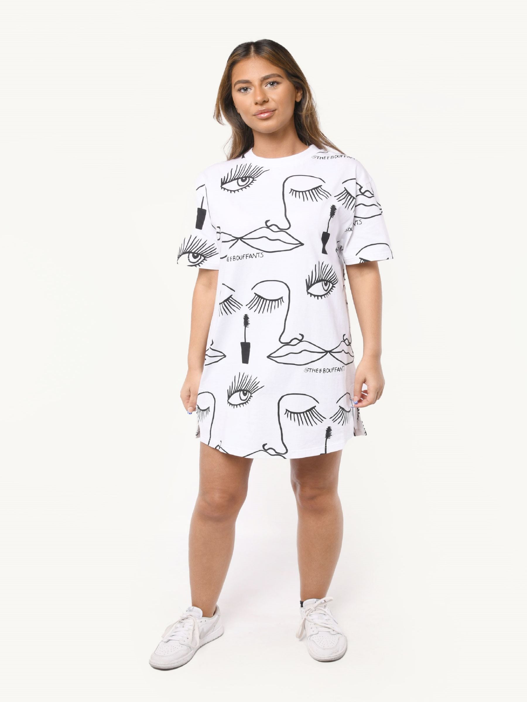 Buy Brand Threads White Bouffants & Broken Hearts T-Shirt
