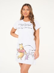 Brand Threads White Disney Winnie the Pooh Ladies Nightie - Image 1 of 4