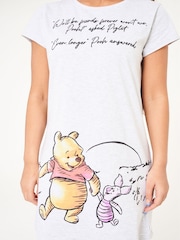 Brand Threads White Disney Winnie the Pooh Ladies Nightie - Image 3 of 4