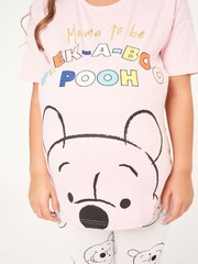 Brand Threads Pink Disney Winnie The Pooh Maternity Pyjamas - Image 3 of 3