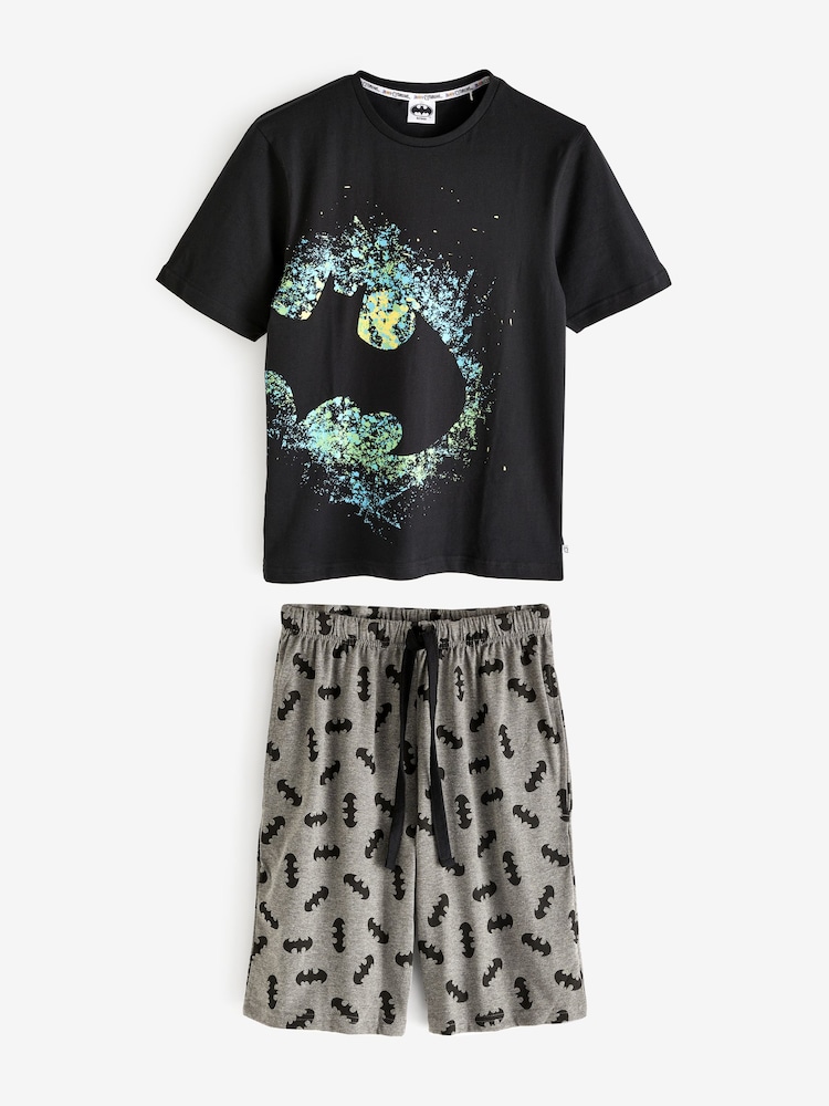 Schwarz - Brand Threads Star Wars Mandalorian Kurzes Pyjama-Set aus 100 % Baumwolle für Herren - Bild 1 von 3 Schwarz - Brand Threads Star Wars Mandalorian Kurzes Pyjama-Set aus 100 % Baumwolle für Herren - Bild 1 von 3