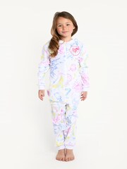 Brand Threads White Harry Potter Girls Hooded All-In-One - Image 1 of 4