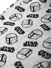 Brand Threads Black Star Wars Mandalorian Mens Short Pyjama Set - Image 9 of 9