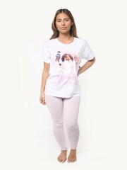 Brand Threads Pink Ladies BCI Cotton Pyjamas Sizes XS - XL - Image 1 of 4