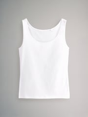 The Set Black/Brown/Neutral/Nude/White 5 Pack Scoop Neck Vests - Image 12 of 13