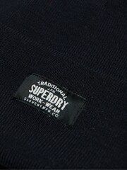 Superdry Black Classic Knitted Beanie - Image 2 of 3