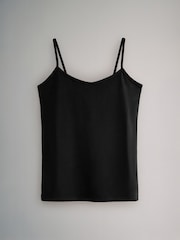 The Set Black/Nude/White 5 Pack Thin Strap Vest Tops - Image 7 of 12