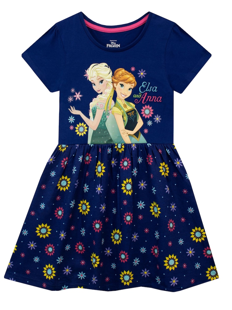 Character 100% Cotton Frozen Flower Dress - Image 2 of 3