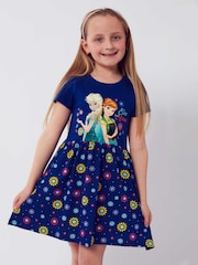 Character 100% Cotton Frozen Flower Dress - Image 3 of 3