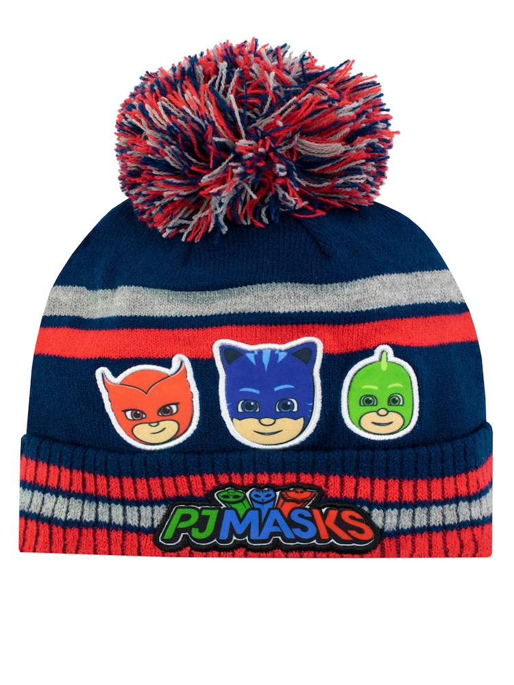 Character Blue PJ Masks Winter Hat and Gloves Set - Image 2 of 3