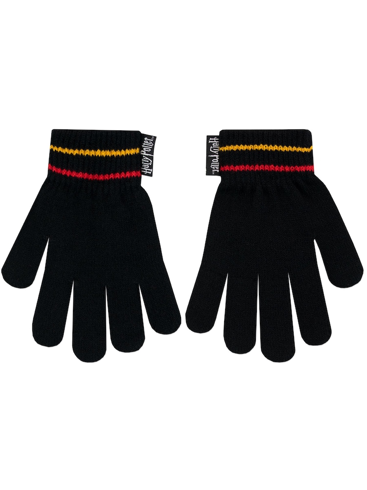 Character Black Harry Potter Winter Hat and Gloves Set - Image 3 of 3