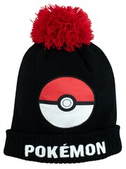 Character Black Pokemon Winter Hat and Gloves Set - Image 3 of 4