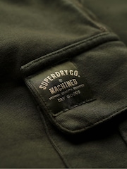 Superdry Green Contrast Stitch Cargo Shorts - Image 7 of 7