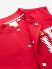 Little Bird by Jools Oliver Red Rainbow Varsity Jacket - Image 4 of 7