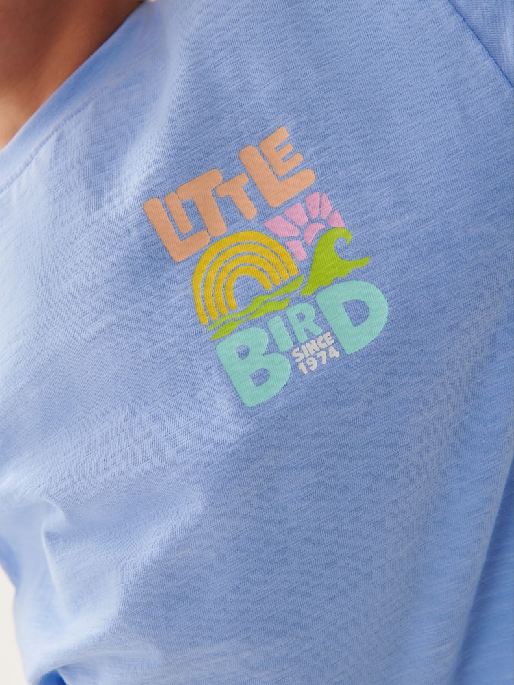 Flieder-Violett - Little Bird by Jools Oliver Kurzärmliges buntes T-Shirt aus 100 % Baumwolle in Relaxed Fit - Bild 5 von 5