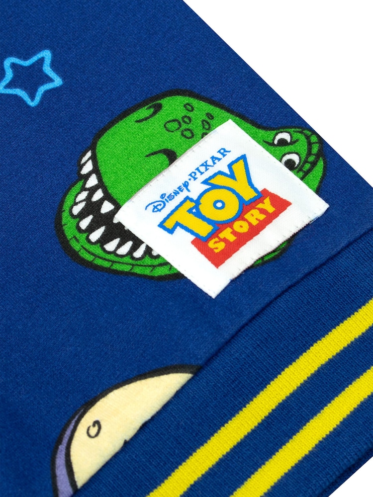 Character Blue Toy Story AOP 100% Cotton Sweatshirt & Joggers Set - Image 5 of 5