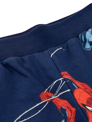 Character Blue Spiderman 100% Cotton Sweatshirt & Joggers Set - Image 6 of 9