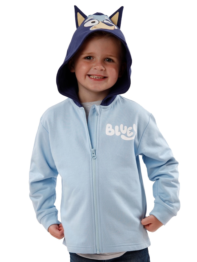 Character Blue 100% Cotton Zip Up Hoodie - Image 1 of 11