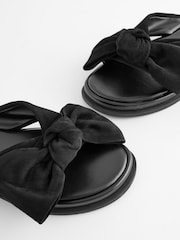 Schwarz - Forever Comfort® Pantoletten mit Zierschleife - Bild 5 von 5